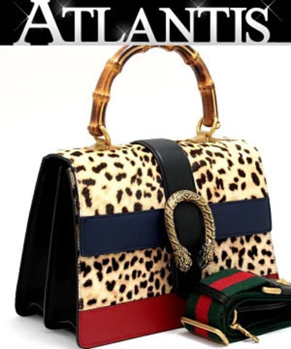 Gucci Dionysus Bamboo Bag Calf Hair x Leather Multicolor